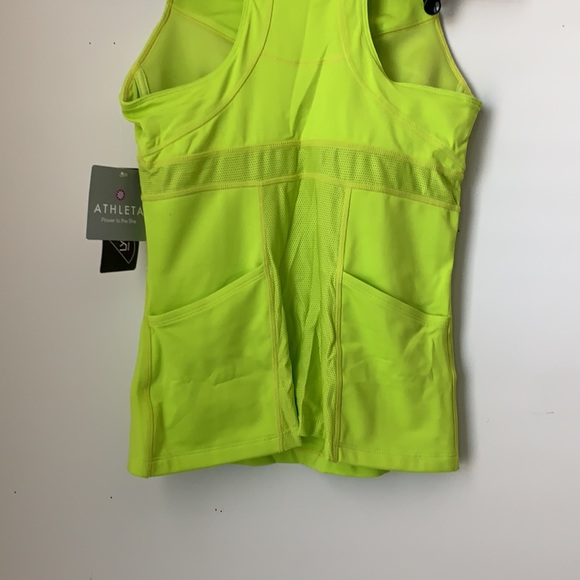 Athleta Yellow PR Tennis Tank Top S - Picture 7 of 14